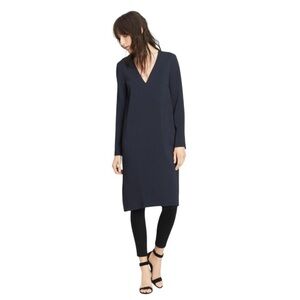 VINCE V NECK TUNIC DRESS size XS